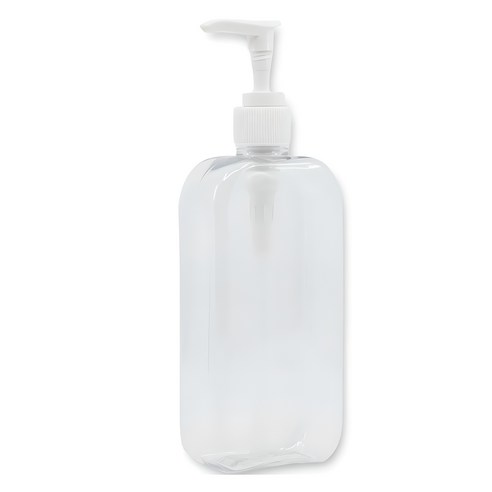 뉴앤룩 주방세제 슬림 디스펜서 리필 공병 300ml, 화이트캡 + 투명, 1개