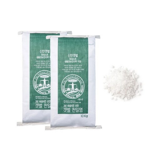 코스트코 미담 3년숙성 갯벌천일염 10kg x 2, 2개