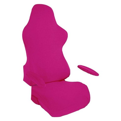 게임용 의자 커버 소프트 회전 의자 안락 의자 레이싱 게임용 의자, 다크 핑크, 폴리에스터