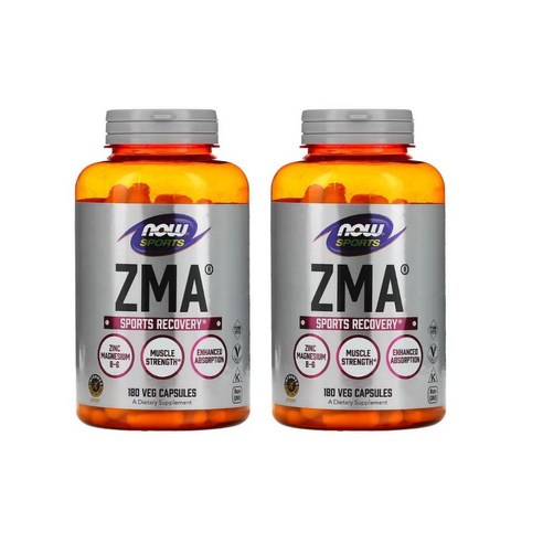 나우푸드 ZMA 스포츠 리커버리 캡슐, 180정, 2개