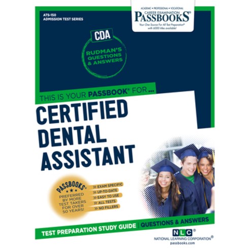 Certified Dental Assistant (Cda) Volume 150 Paperback, Passbooks, English, 9781731863508