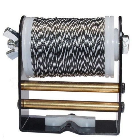 활 String Winder Assist 도구 양궁 서버 문자열 와이어 꼬기 도구 빠른 권선 사냥을위한 봉사, B, 검정, 흰색