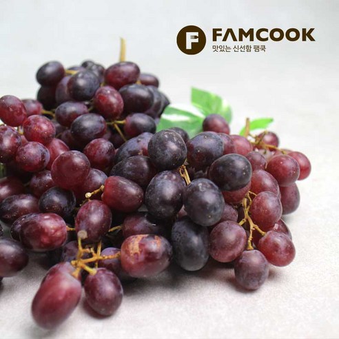 새콤달콤 씨없는 적포도 2kg (1kg * 2), 단품, 2개