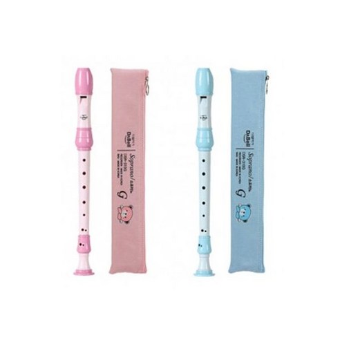 다벨 소프라노 리코더 저먼식 DSR-310G, 분홍, 1세트