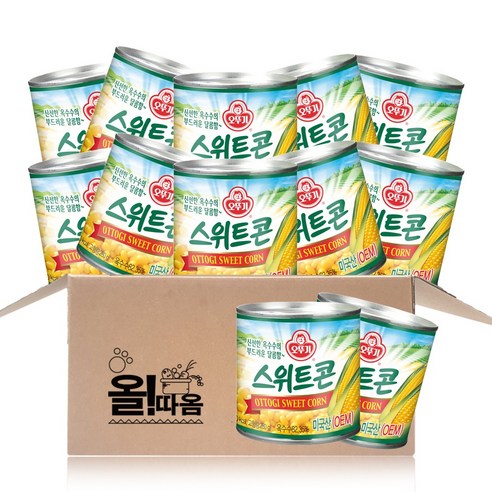 올따옴) 오뚜기 스위트콘 340g 12입, 12개