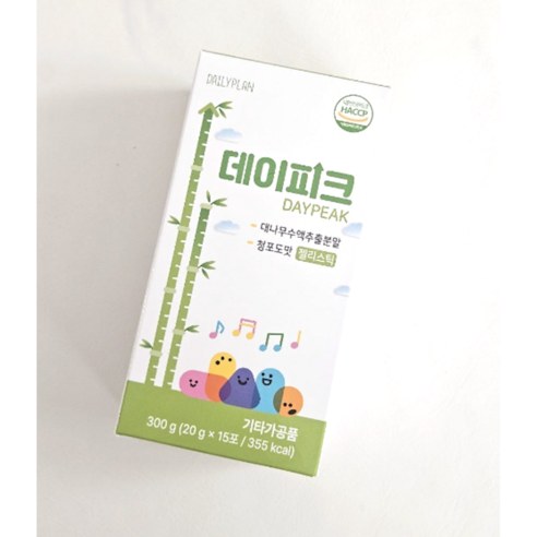 데일리플랜 데이피크 청포도맛 젤리스틱