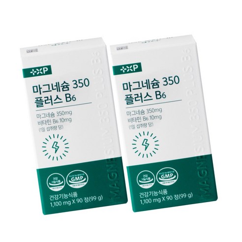 식약처인증 제품 눈떨림 흡수율 좋은 고함량 글루콘산 함유 마그네슘350 비타민b6 영양제추천, 1세트, 180회분