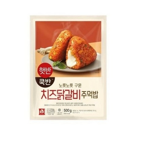 주먹밥 치즈닭갈비 500g 4개