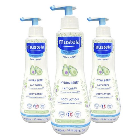 무스텔라 하이드라 키즈 바디로션, 300ml, 3개