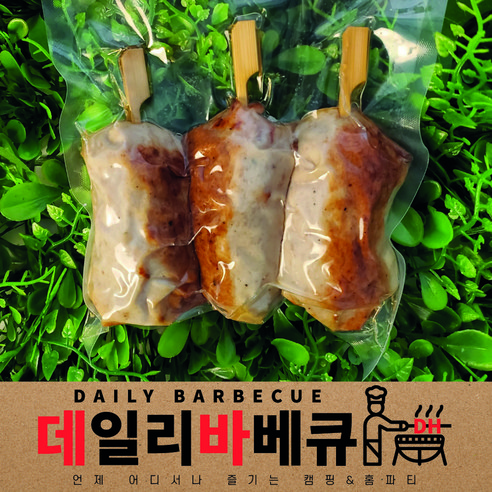 데일리바베큐 수제돈꼬치, 240g, 1개