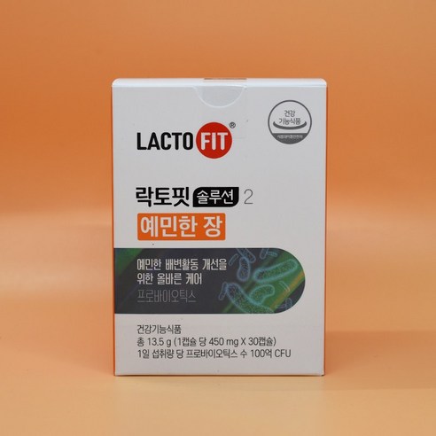 기타 종근당건강 락토핏 솔루션 예민한 장 100억CFU 장용성 450mg x 30캡슐 1개월분, 1개, 30정