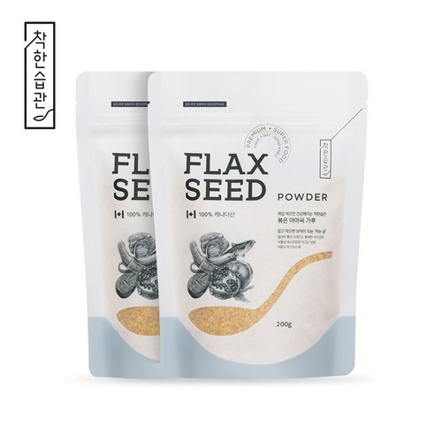 고소한 건강, 착한습관 볶은 아마씨 가루로 시작하는 일상 아마씨가루