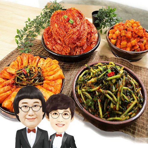 [엄마][팽현숙&최양락]맛있는 옛날 김치 2kg 모음전(백김치 깍두기 석박지 열무김치 총각김치 나박김치 동치미), 1개