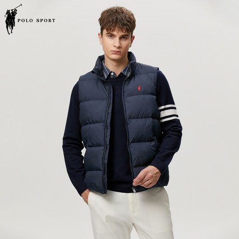 다양한 스타일에 어울리는 폴로 남성 패딩 조끼 베스트