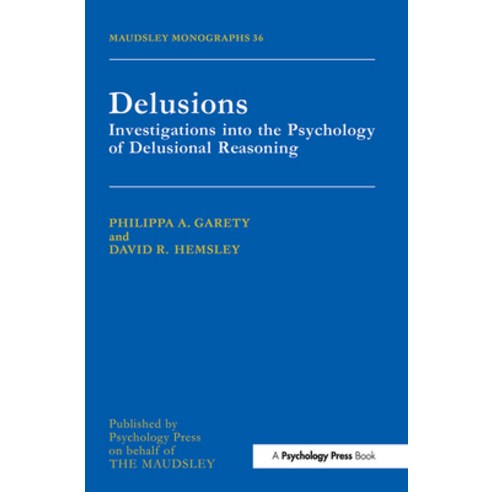 (영문도서) Delusions Paperback, Psychology Press, English, 9780863777851