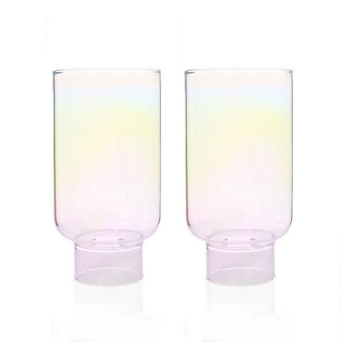 Bestra 홈카페 에뚜앙 내열유리컵, 오로라 에뚜앙 470ml ×2개, 2개