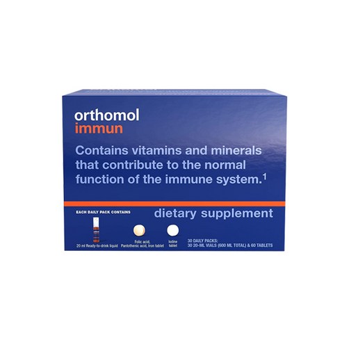 오쏘몰 이뮨 멀티비타민 레디 투 드링크 바이얼 리퀴드 타블렛 30일분, 1개, 30개