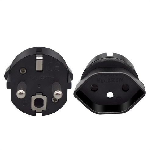 여행 필수품, 합리적 가격의 EU 플러그 변환 돼지코 어댑터