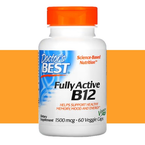닥터스베스트 B12 1500mcg 비타민B12 메틸코발라민 풀리 액티브 60 베지캡슐, 1개, 60개