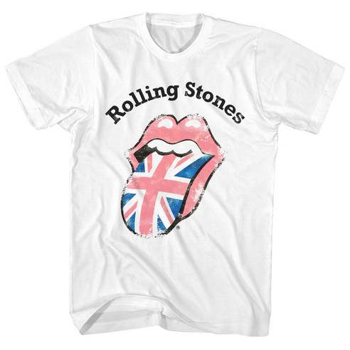 ROCKPANDA The Rolling Stones 반팔티 Union Jack Tongue Logo