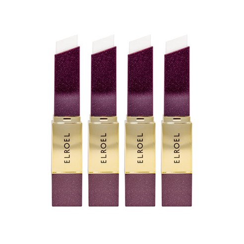 ELROEL 엘로엘 블랑커버크림스틱 브이 퍼플 12g, 4개