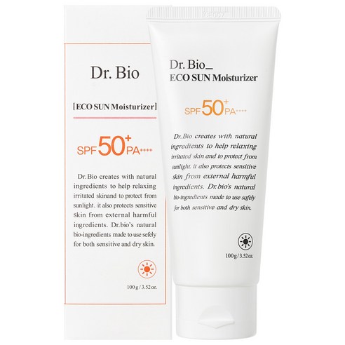 "백탁 걱정? 끈적임은 이제 그만! 내 피부를 숨쉬게 하는 촉촉 선크림 찾았다!" 닥터바이오선크림