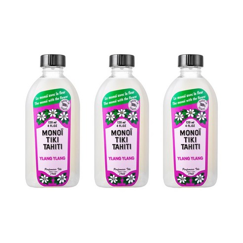모노이티아레타히티 일랑 일랑 오일, 120ml, 3개