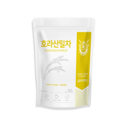 Greatea 그래이티 카무트 호라산밀 차 50티백, 1개, 50개입, 1.5g