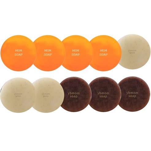 YB맘비누 알뜰팩 인기세트 유황3p+율무3p+어성초3p, 9개, 100g