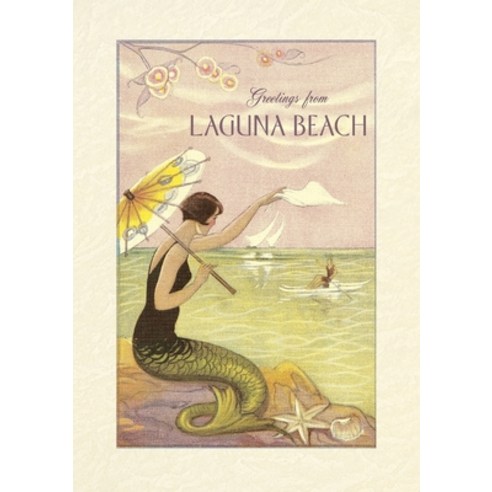 (영문도서) Vintage Lined Notebook Greetings from Laguna Beach Paperback, Found Image Press, English, 9798385404292
