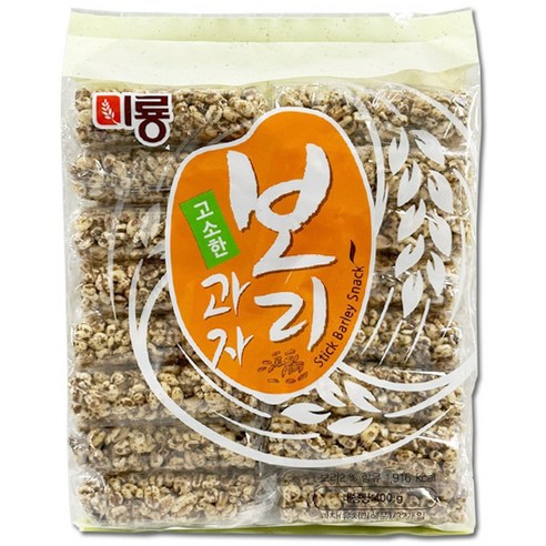 미룡 고소한 보리 과자 수입 곡물 비스킷 아이들 간식, 10개, 400g