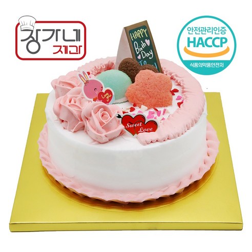 장가네제과 케익재료세트 생일케이크만들기(2호), 1set