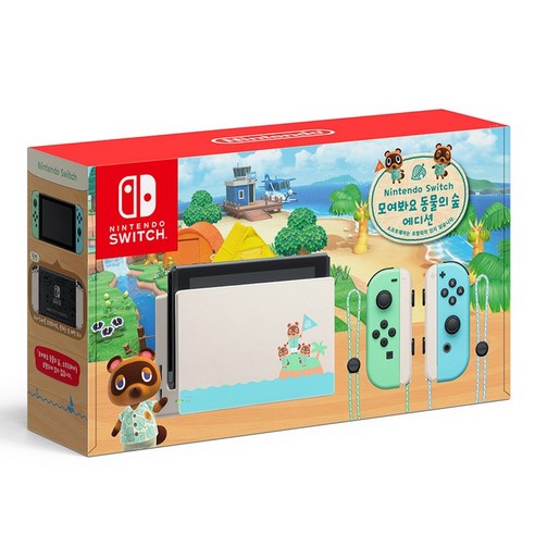 코스트코 닌텐도 스위치 모여봐요 동물의 숲 에디션Nintendo Switch Animal Crossing Edition, 1개