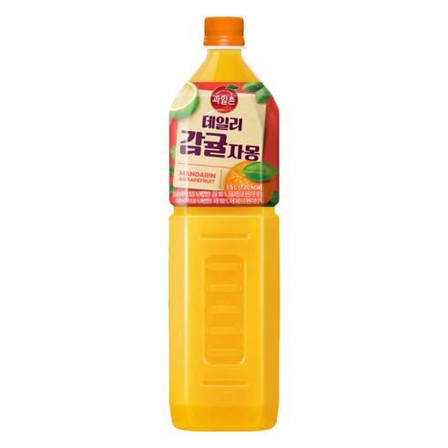 해태htb 과일촌 데일리 감귤자몽 주스
