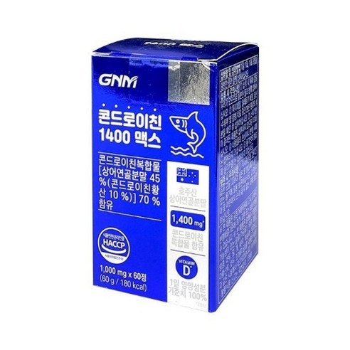기타 [GNM자연의품격] 콘드로이친 1400맥스 1000mg x 60정, 기본