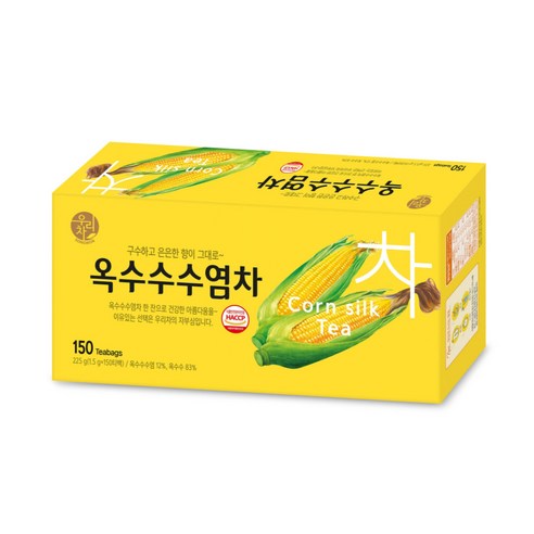 송원 우리차 옥수수수염차 150T, 1.5g, 150개입, 1개
