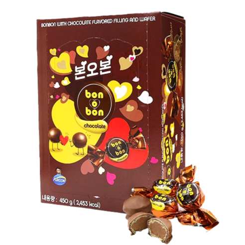 본오본 수아브 초콜릿, 450g, 3개