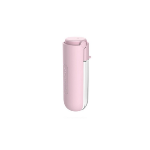 리치독스 반려동물 접이식 휴대용 물병 420ml, 핑크, 1개
