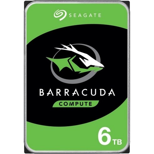 씨게이트 바라쿠다 하드디스크 HDD, ST6000DM003, 6TB
