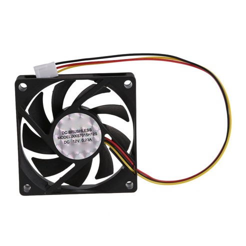 PC 70x70x15mm 용 내부 12V 3 핀 CPU 냉각기 팬, 보여진 바와 같이, 하나