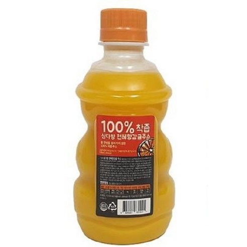 제주 천혜향 감귤주스 최근생산 물한방울 넣지 않은 100% NFC 착즙주스, 320ml, 10개