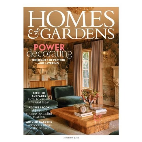 삭막한 일상에 향긋한 영감을! Homes & Gardens UK 2024년 11월호 리뷰 홈즈가든 삭막한 일상에 향긋한 영감을! Homes & Gardens UK 2024년 11월호 리뷰 홈즈가든