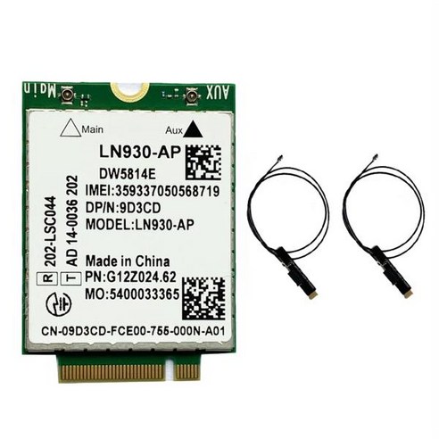 SIMCOM SIM7600E/SIM7600E-H + 2pcs 4G 안테나 + 미니 PCIE-USB 어댑터 SIM 카드 슬롯 멀티 밴드 LTE 모듈 CAT4 모듈, 1개 11 Telit LN930-AP 와이파이 카드용 DW5814E + 2X 안테나 WWAN FDD-LTE NGFF 4G 모듈 델 노트북용 위도 5285, 한개옵션0, 1개