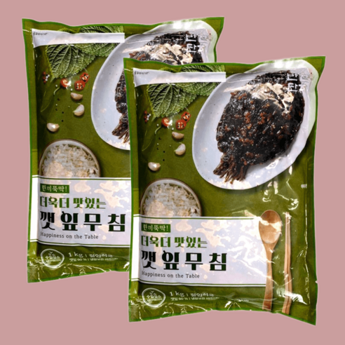 반찬단지 깻잎무침 1kg, 3개