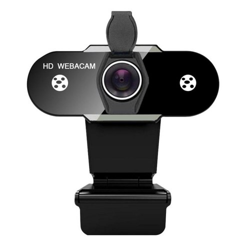 HD 웹캠 PC 웹캠 USB 컴퓨터 카메라 내장 마이크 웹 카메라, 검정, {"사이즈":"480P (커버 포함)"}, {"수건소재":"플라스틱"}