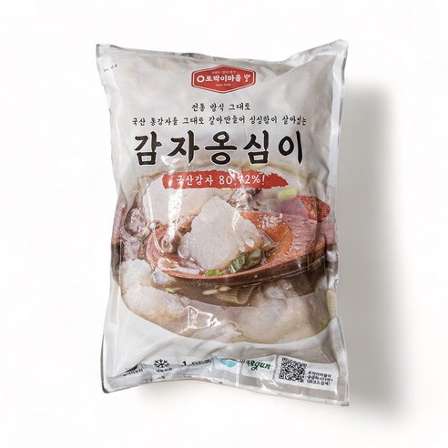 강원도 감자 옹심이 국산 생감자를 그대로 갈아 더욱 싱싱해요 선물세트, 1kg, 1개