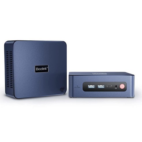 Beelink U59 미니 PC 11세대 4코어 N5105 오피스 컴퓨터 16GB DDR4 500G SSD 듀얼 디스플레이 4K UHD 60Hz LANWiFi5BT40자동 전원 켜