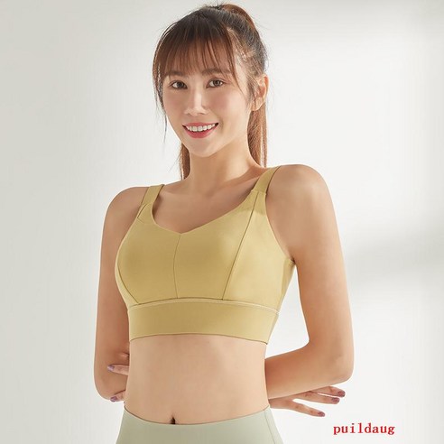 충격 방지 속옷 가슴 패드 통합 스포츠 속옷 다시 요가 브래지어 스포츠 피트니스