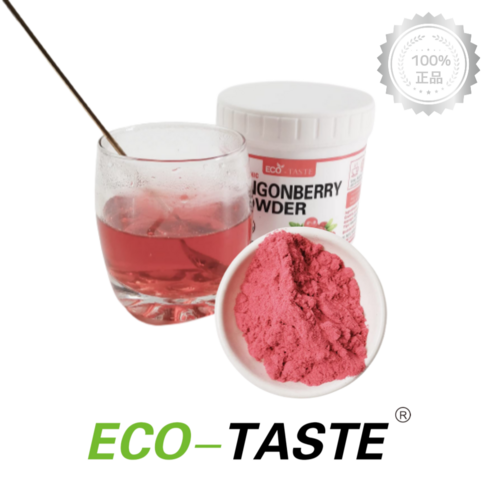 ECO-TASTE 에코 테이스트 링곤베리 파우더 150g 동결 건조 야생 분말 효능, 1개 블루베리즙 효능