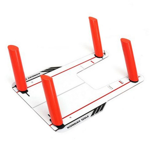 피지엠코리아 골프 장애물 스윙 연습기 올바른 궤도 퍼팅 아이언 드라이버 라인 연습, 1개